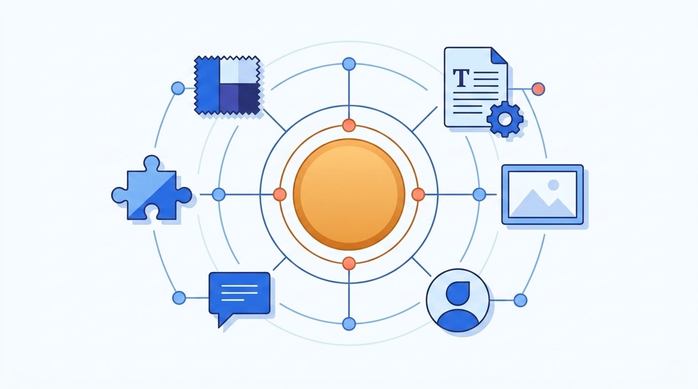 WordPress ekosystem — core, wtyczki, motywy, dashboard