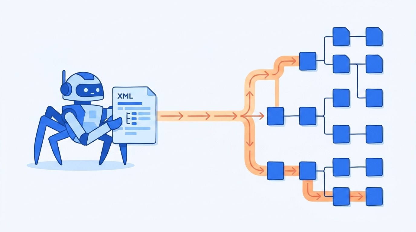 Sitemap XML - mapa strony dla robotów wyszukiwarek